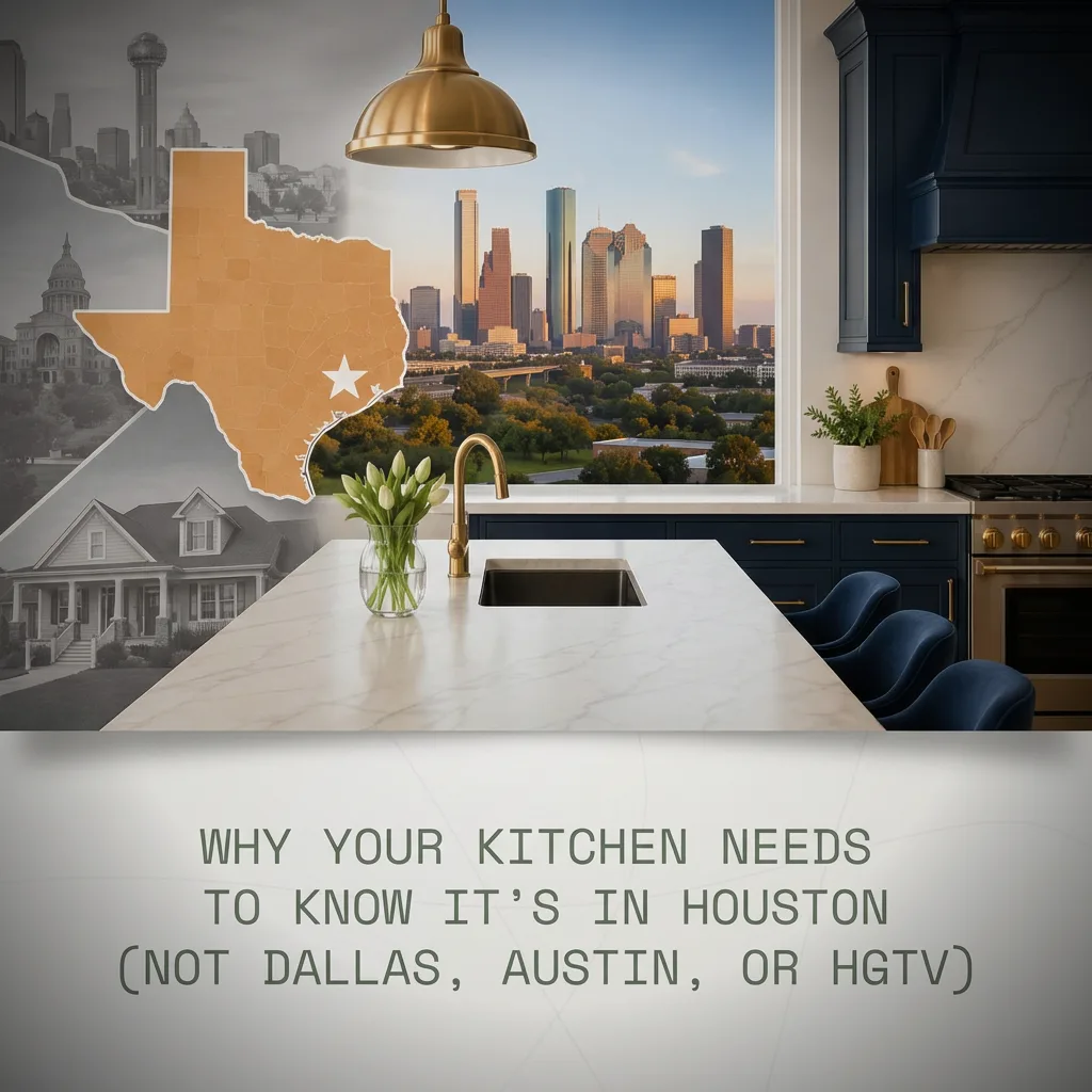 Why Your Kitchen Needs to Know It's in Houston (Not Dallas, Austin, or HGTV)